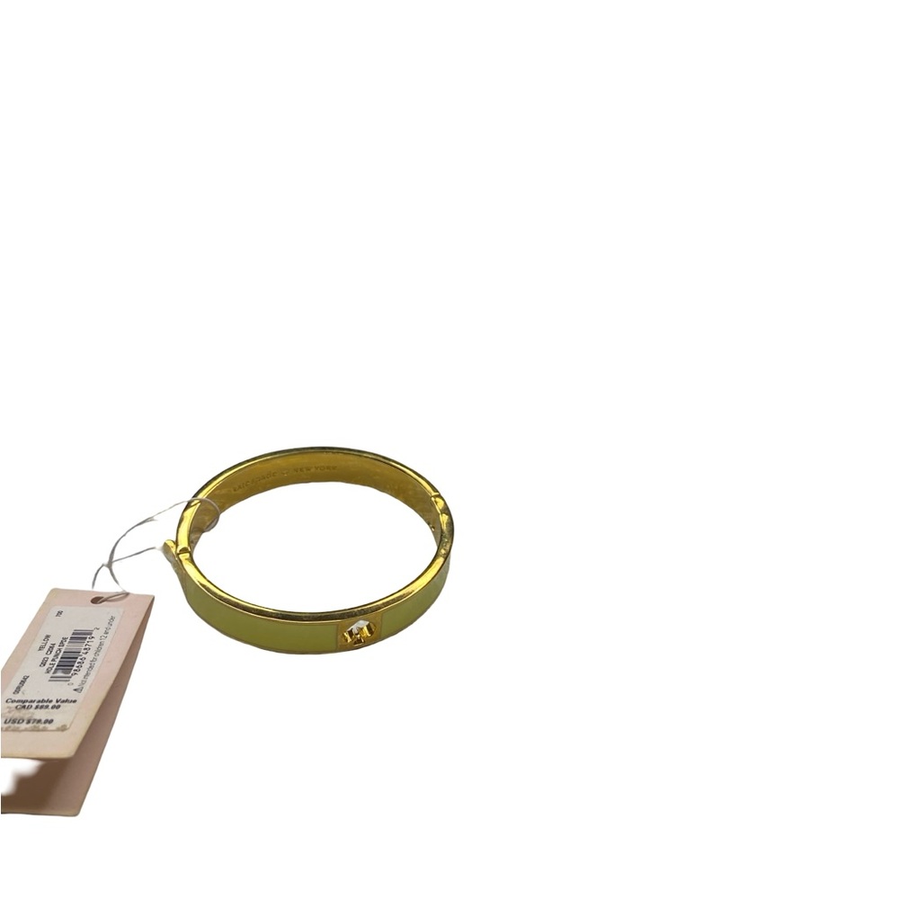 Brand New Kate Spade Gold and Yellow Enamel Bangle - Picture 3 of 7
